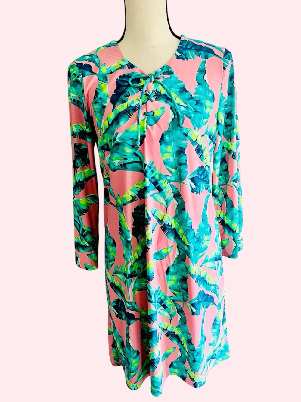 Cabana Life Preppy Palm Print Cover Up